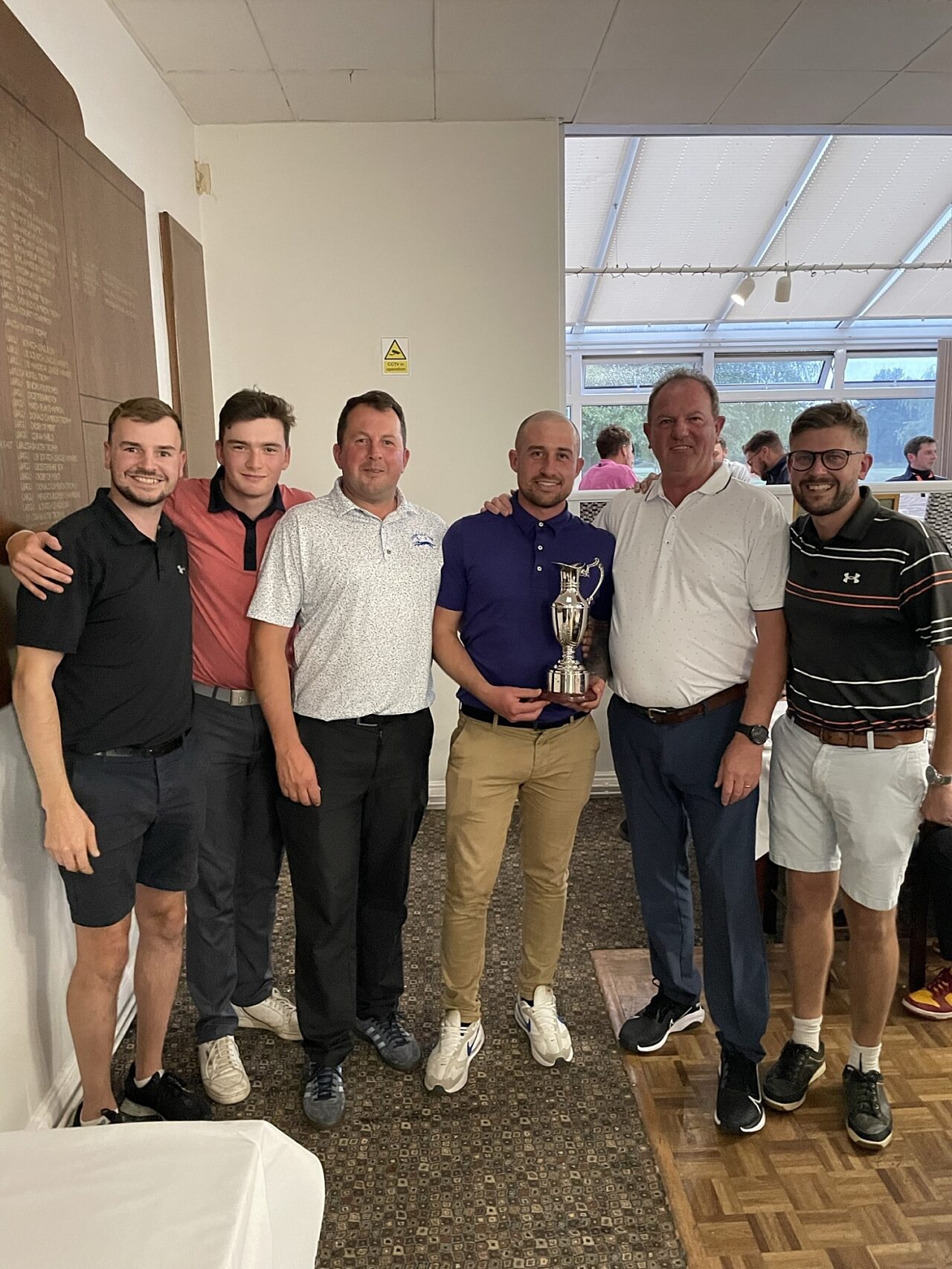 This year's winners of The Merlot Trophy - Cosby Golf Club