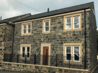 Textured Punch Faced Ashlar Gritstone sample photo