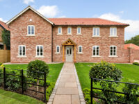 A photo from a recently completed BBS project, titled 'Flemish Antique Facing Bricks Used At New Daniel Gath Development in North Yorkshire'