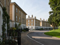 A photo from a recently completed BBS project, titled 'BBS continues to supply stone to the pioneering Poundbury sustainable development in Dorset'