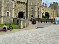 A photo from a recently completed BBS project, titled 'BBS Natural Stone proud to supply carefully selected natural stone for Windsor Castle Hill'