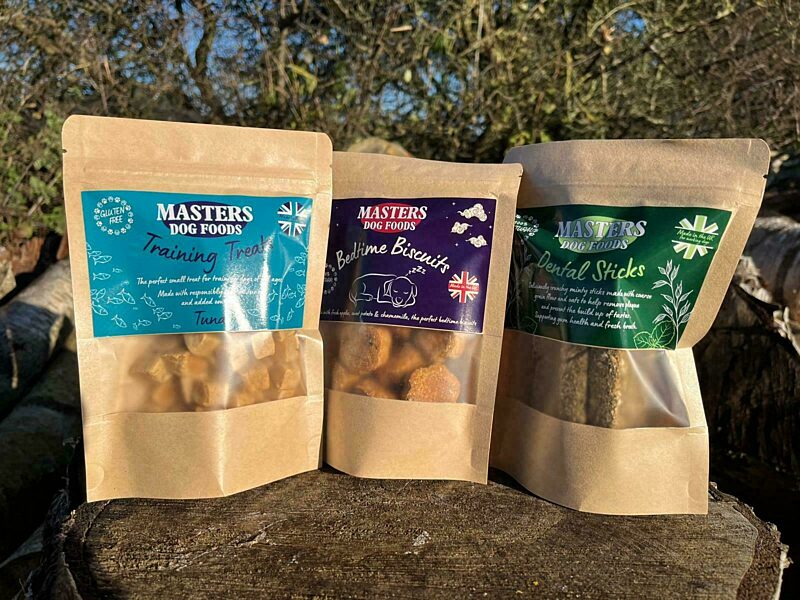 a picture of Natural and Oven-baked Dog Treats working dog food