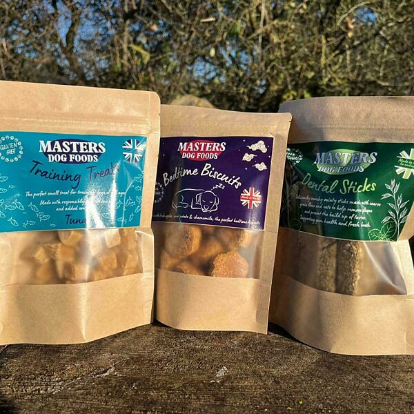 a photo of Natural and Oven-baked Dog Treats dog food