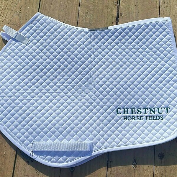 a photo of Chestnut White Saddle Cloth merchandise