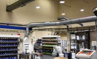Efficient LED Lighting Upgrade for Akzo Nobel Aerospace Coatings, Leicester project photo