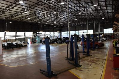 Efficient LED Lighting Upgrade at Listers' Lawford Heath PDI Centre, near Rugby project photo