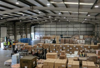 Efficient LED Lighting Upgrade at PSL Freight Ltd in Hinckley, Leicestershire project photo