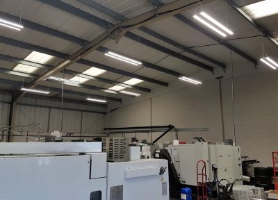 Efficient LED Lighting Upgrade at Milturn Precision Engineering in Hinckley, Leicestershire project photo