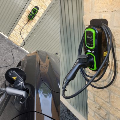 Domestic Electric Vehicle Charging Unit Installation, Warwickshire project photo