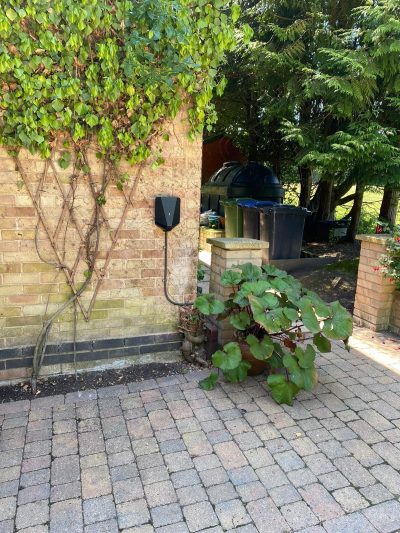 Domestic Electric Vehicle Charging Unit Installation, Gloucestershire project photo