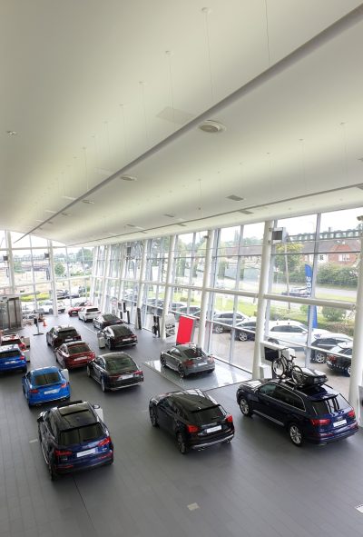 Efficient LED Lighting Upgrade for Audi Solihull project photo