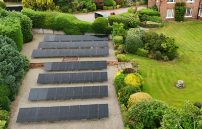 One of our engineers working on a project