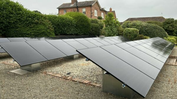 Ground-Mount Solar Installation at The Old Rectory near Shrewsbury, Shropshire example photo