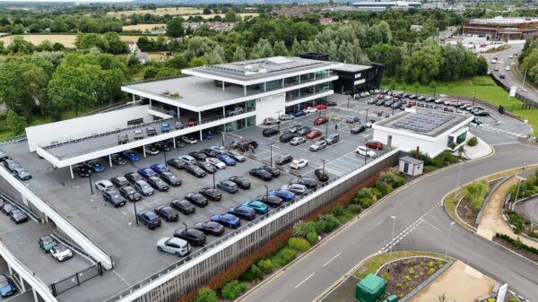 Solar Installation for Cheltenham BMW & Mini Main Dealer Showroom in Gloucestershire example photo