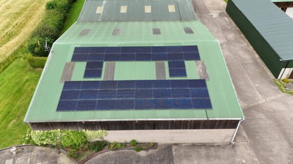 Farm Solar PV & Battery Storage in Sapcote, Leicestershire example photo