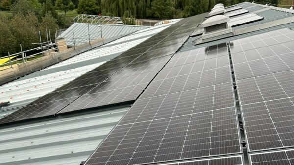 Roof-Mounted Solar Array Installation for Sprouts Play Barn in Oxfordshire example photo