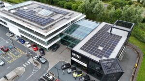 A photo to represent the 'Solar Installation for Cheltenham BMW & Mini Main Dealer Showroom in Gloucestershire' project