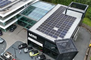 A photo to represent the 'Solar Installation for Cheltenham BMW & Mini Main Dealer Showroom in Gloucestershire' project