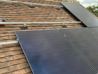 Image of our solar PV installation at a customer's premises.