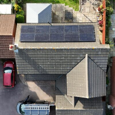 Image of our solar PV installation at a customer's premises.