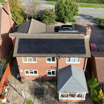 Image of our solar PV installation at a customer's premises.