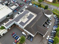 A photo of a recent Eco Power Systems solar panel installation