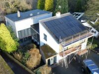 A photo of a recent Eco Power Systems solar panel installation