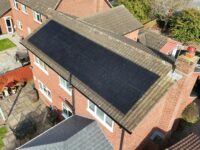 A photo of a recent Eco Power Systems solar panel installation