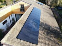A photo of a recent Eco Power Systems solar panel installation
