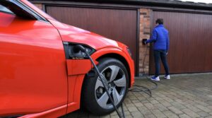 A photo of a solar pv installation