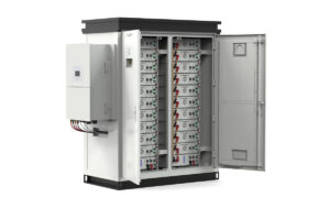 A photo of a solar pv installation