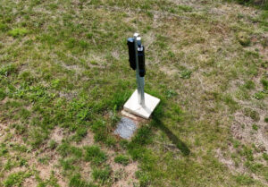 A photo of a recent solar panel installation