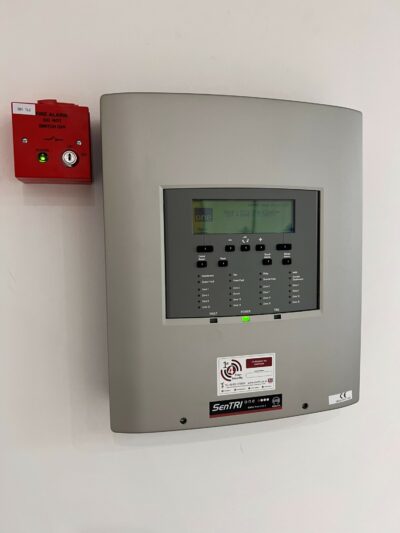 A photo of a recent Fire and/or Security System installation