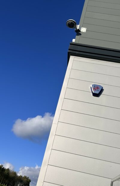 A photo of a recent Fire and/or Security System installation