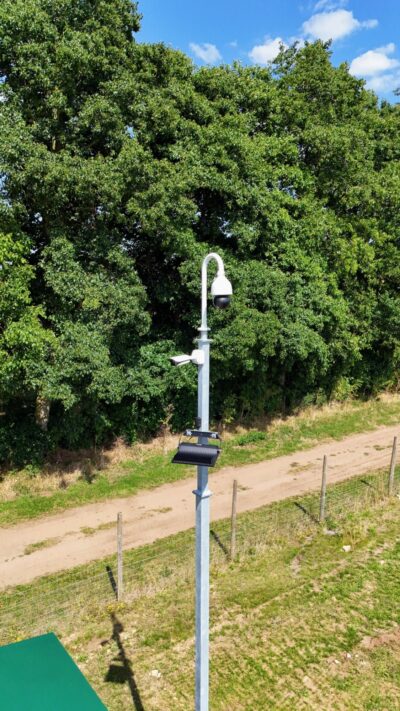 A photo of a recent Fire and/or Security System installation