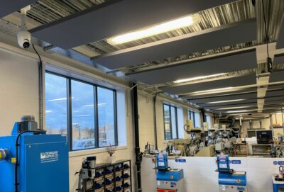 Image of our fire and security installation at a customer's premises.