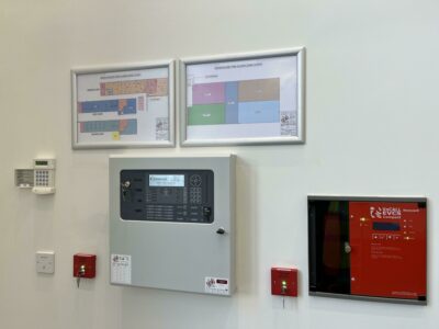 Image of our fire and security installation at a customer's premises.