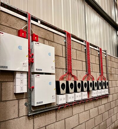 Image of our fire and security installation at a customer's premises.