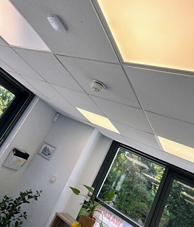 Image of our fire and security installation at a customer's premises.