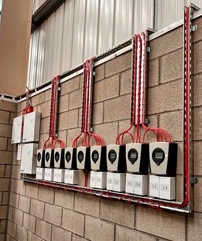 Image of our fire and security installation at a customer's premises.