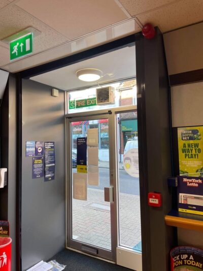 Image of our fire and security installation at a customer's premises.