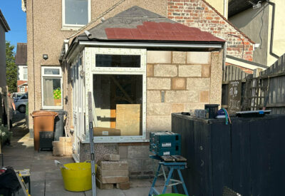 Image of our warm roof installation at a customer's premises.