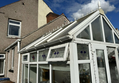 Image of our warm roof installation at a customer's premises.