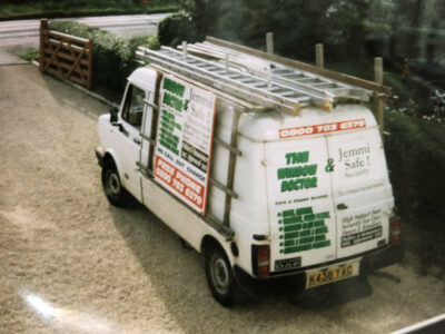 A photo of a Window Doctor window repair in progress